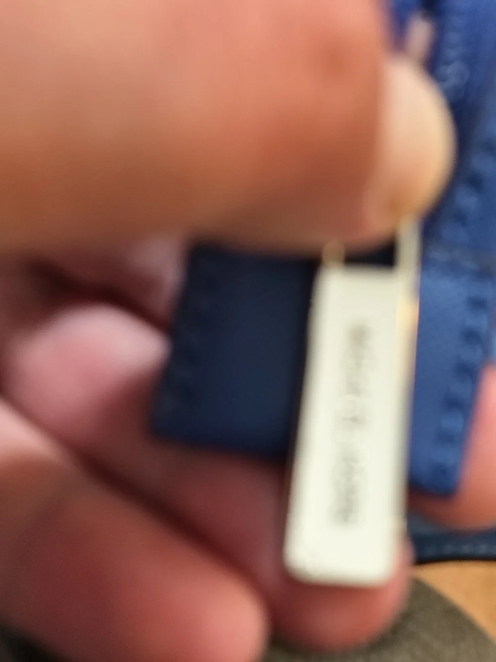 Michael Kors Navy Leather Crossbody Bag